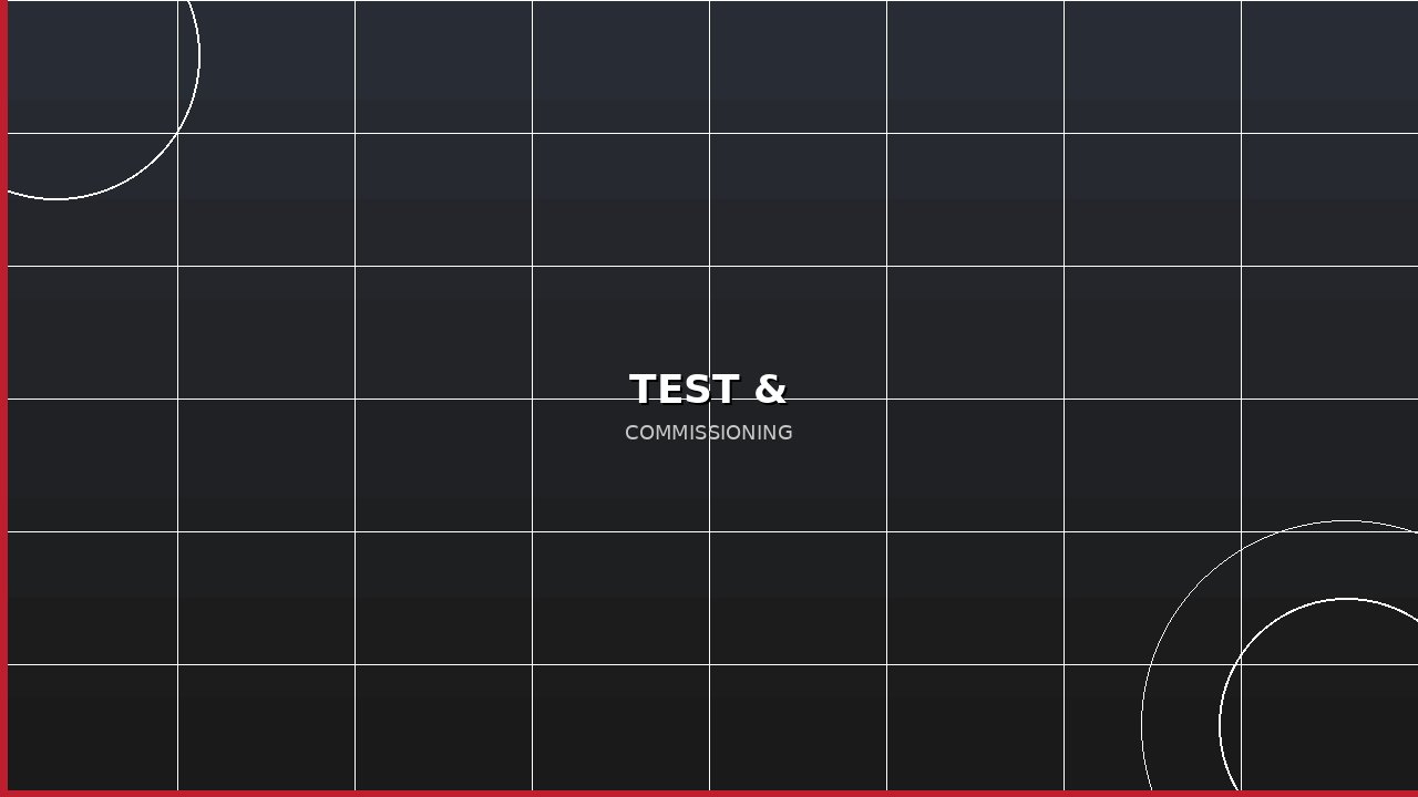 Test Commissioning